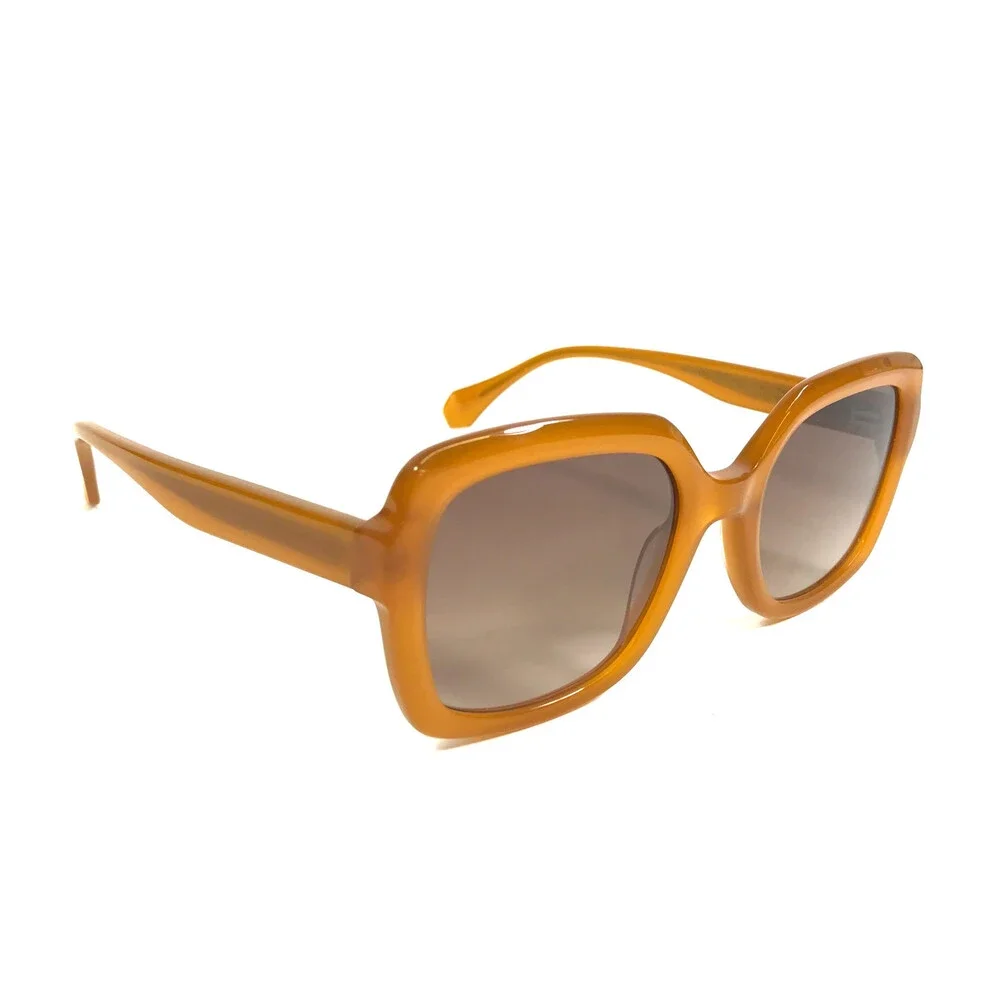 Gigi Studios Sunglasses GENESIS 6934/5 Amber Honey Frames Brown Gradient Lenses